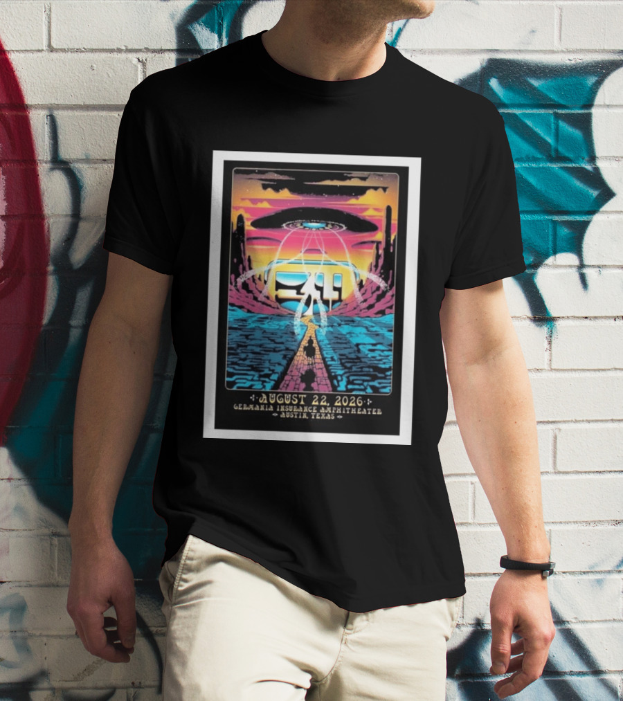 311 Band Live At Germania Insurance Amphitheater Austin Texas August 22 2026 Event T-Shirt