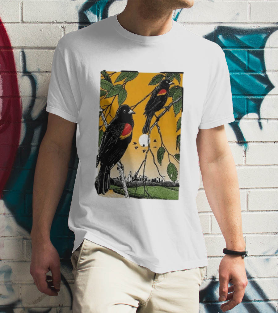 Gregory Alan Isakov Philadelphia August 21 2026 Red Winged Blackbirds City Skyline T-Shirt