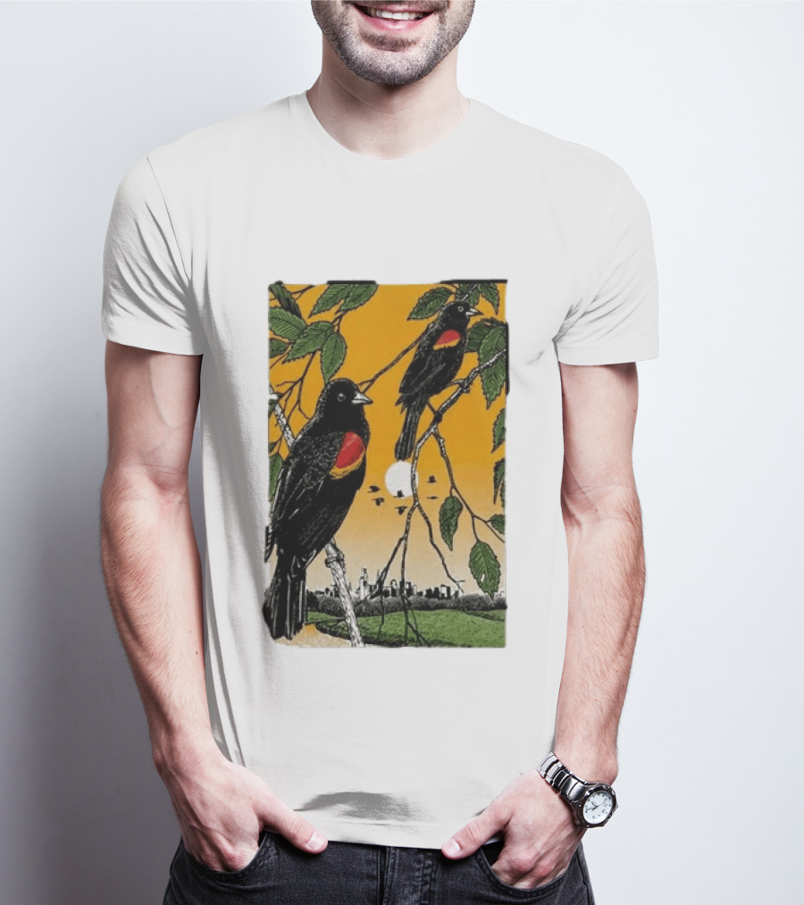Gregory Alan Isakov Philadelphia August 21 2026 Red Winged Blackbirds City Skyline T-Shirt