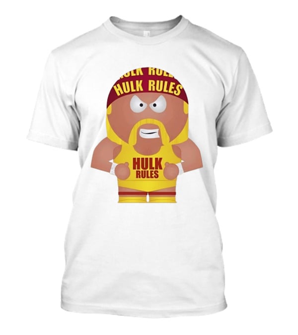 Hulk Hogan South Park Style Hulk Rules Wrestling T-Shirt