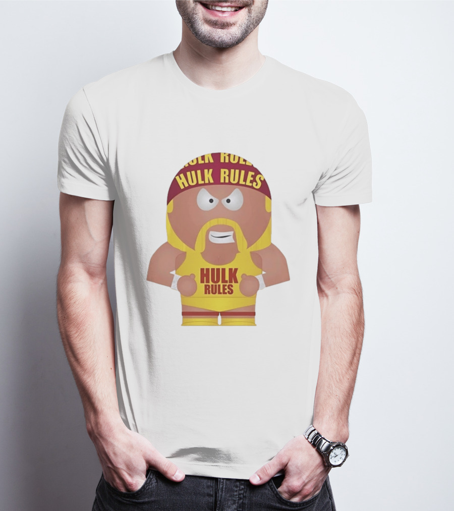 Hulk Hogan South Park Style Hulk Rules Wrestling T-Shirt