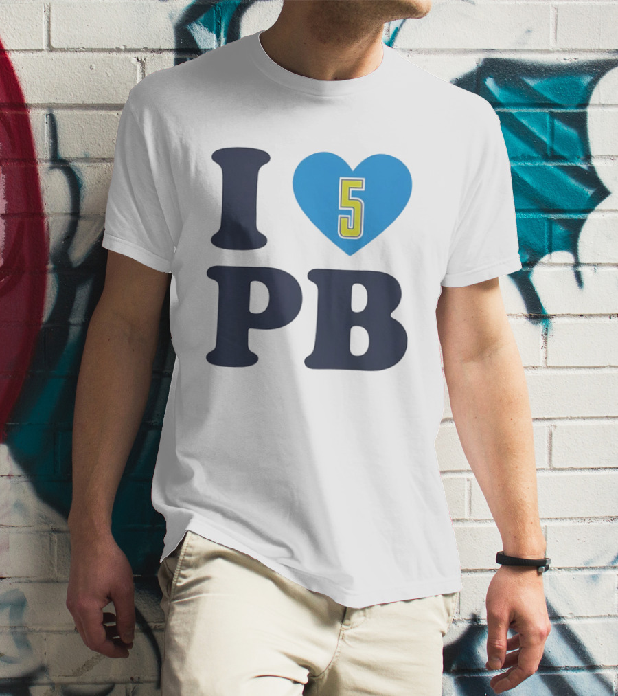 I Love Heart 5 PB Sports T-Shirt