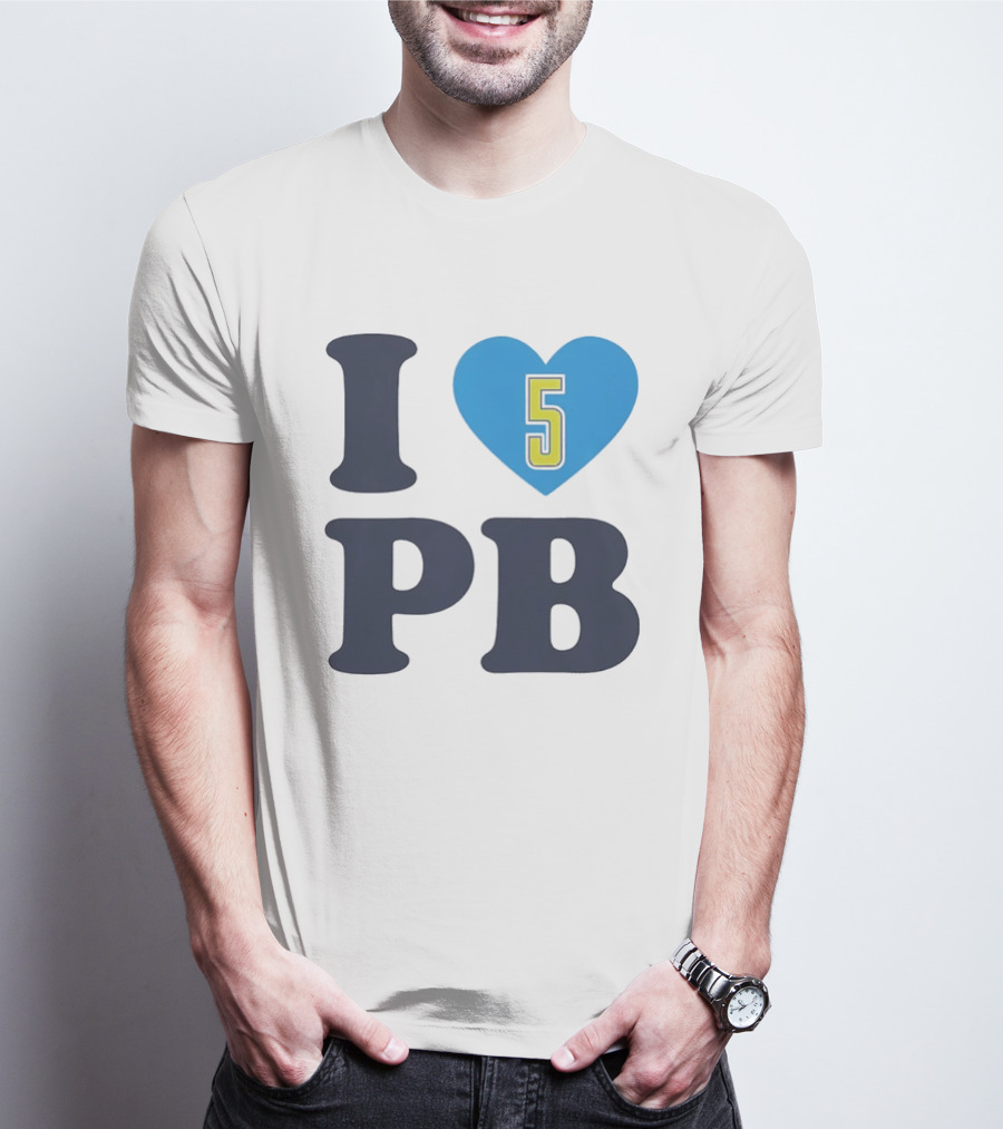 I Love Heart 5 PB Sports T-Shirt
