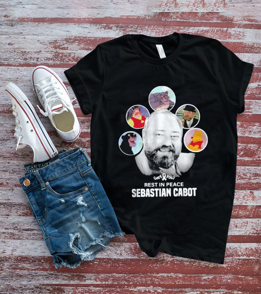 Rest In Peace Sebastian Cabot Disney Characters T-Shirt