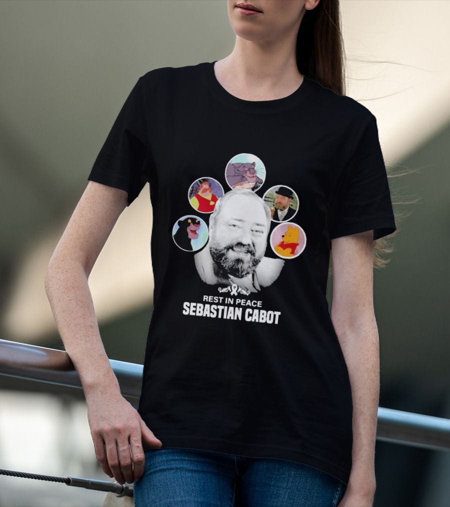Rest In Peace Sebastian Cabot Disney Characters T-Shirt