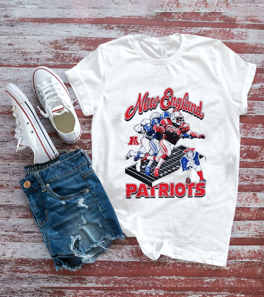 New England Patriots Football Player Action AFC T-Shirt