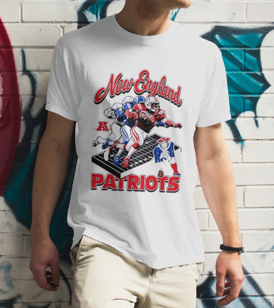 New England Patriots Football Player Action AFC T-Shirt