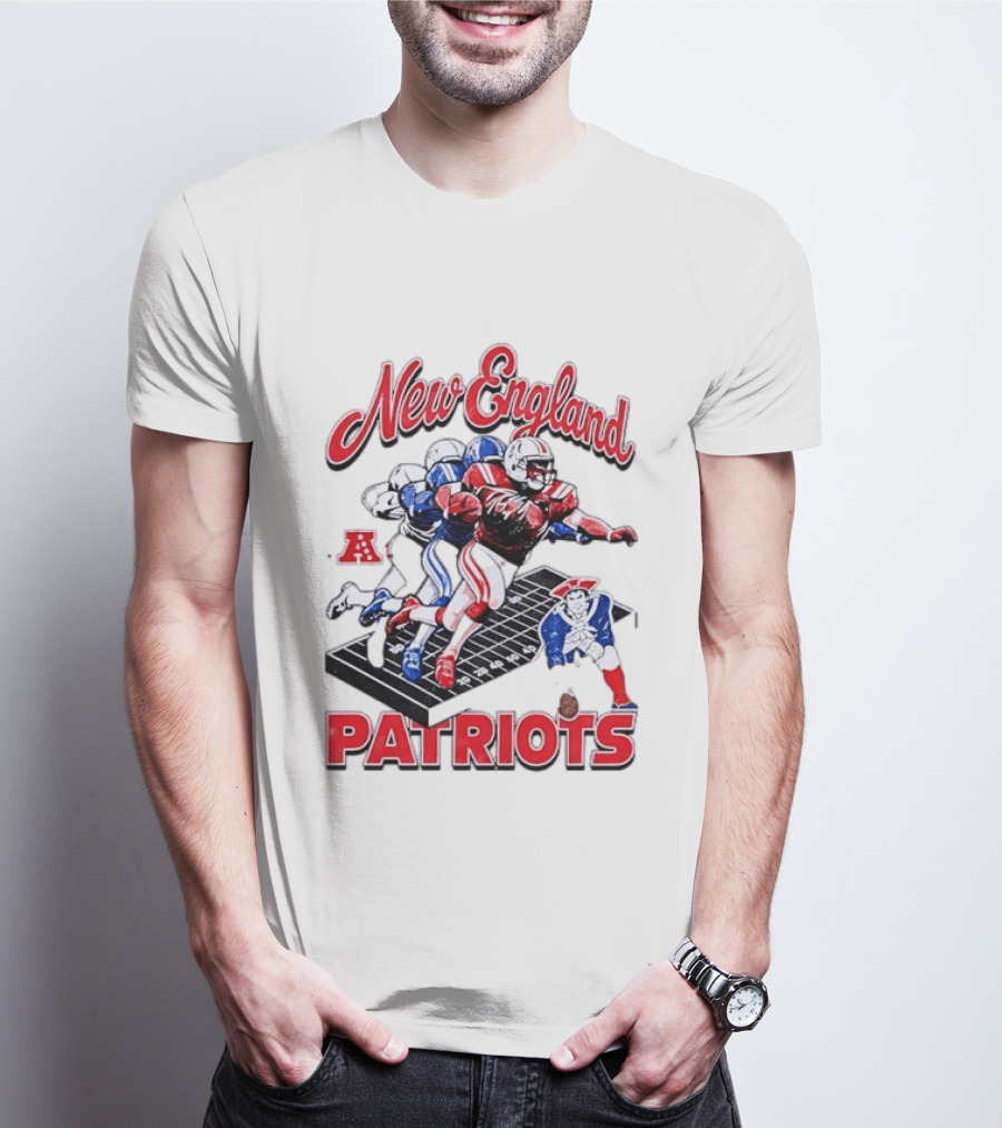 New England Patriots Football Player Action AFC T-Shirt