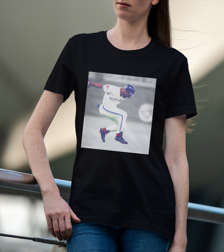 Joe Carter Toronto Blue Jays Baseball Jump Celebration T-Shirt