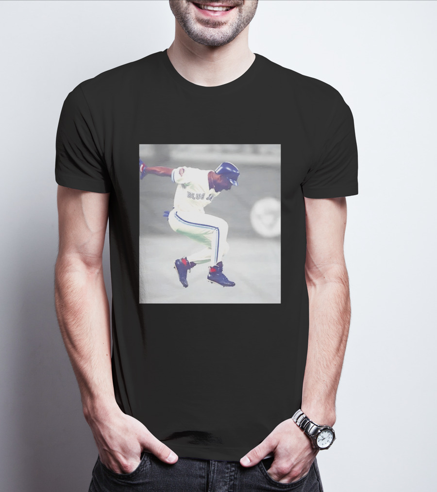 Joe Carter Toronto Blue Jays Baseball Jump Celebration T-Shirt