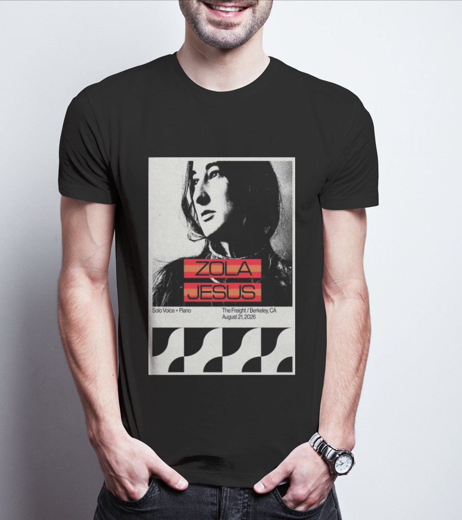 Zola Jesus Solo Voice Piano The Freight Berkeley CA August 21 2026 T-Shirt