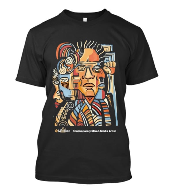 Wiieigh Contemporary Mixed Media Artist T-Shirt