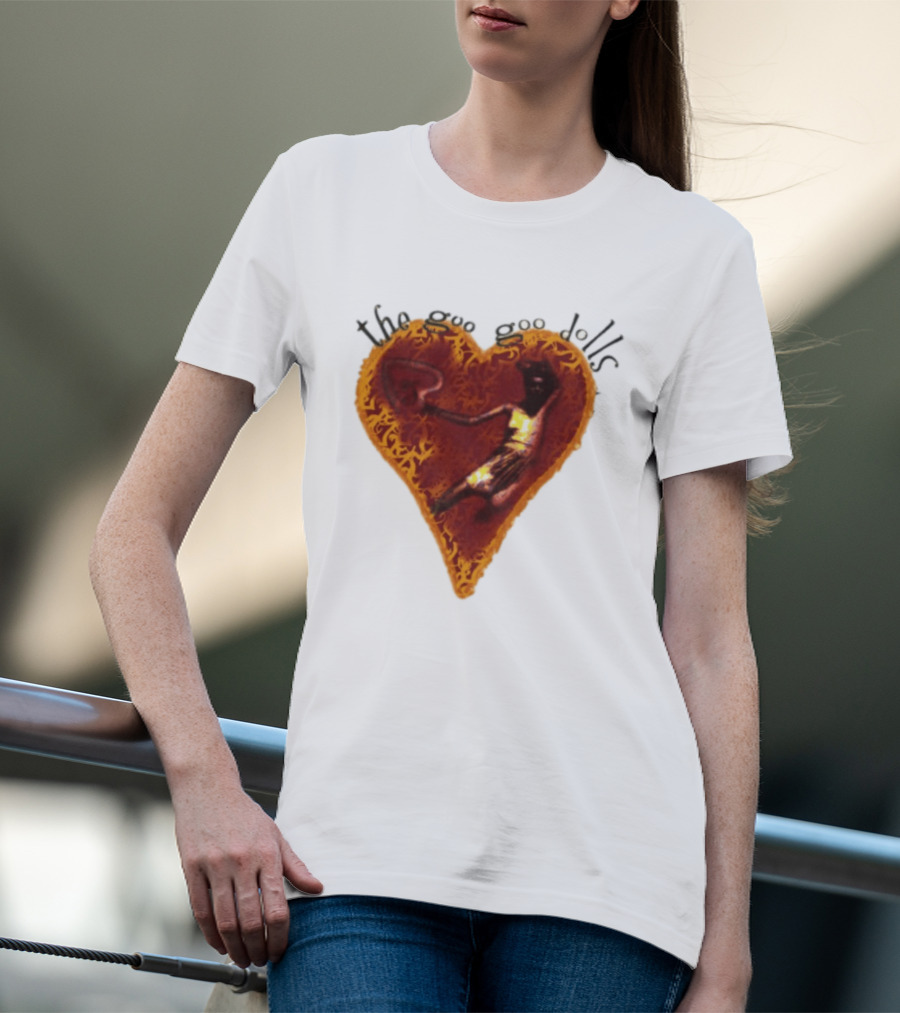 The Goo Goo Dolls Dizzy Up The Girl Heart Basketball Player T-Shirt