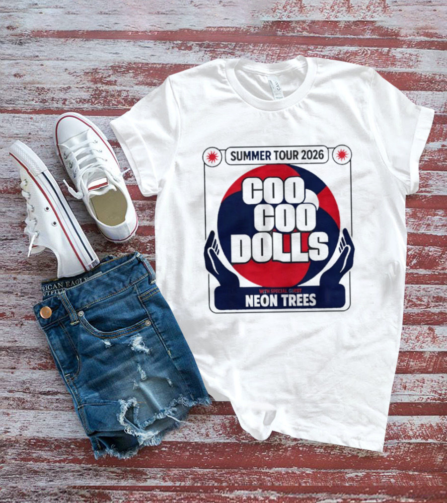 Coo Coo Dolls Summer Tour 2026 Featuring Neon Trees Concert Event T-Shirt