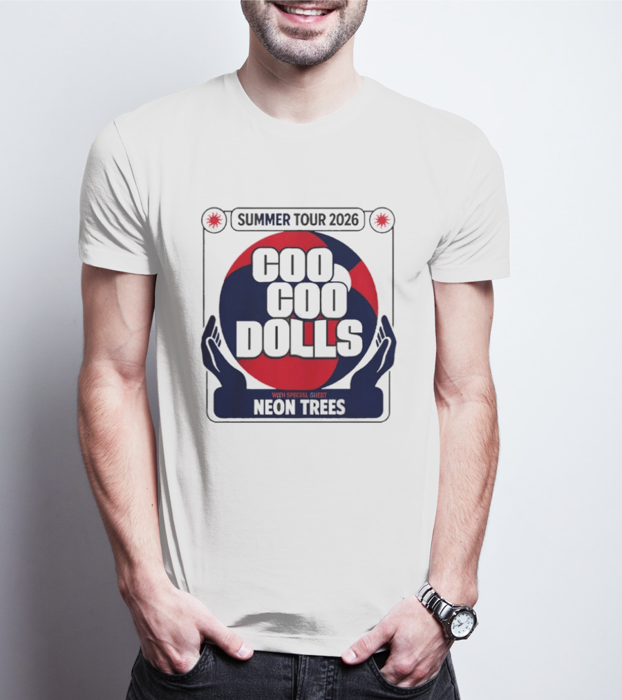 Coo Coo Dolls Summer Tour 2026 Featuring Neon Trees Concert Event T-Shirt