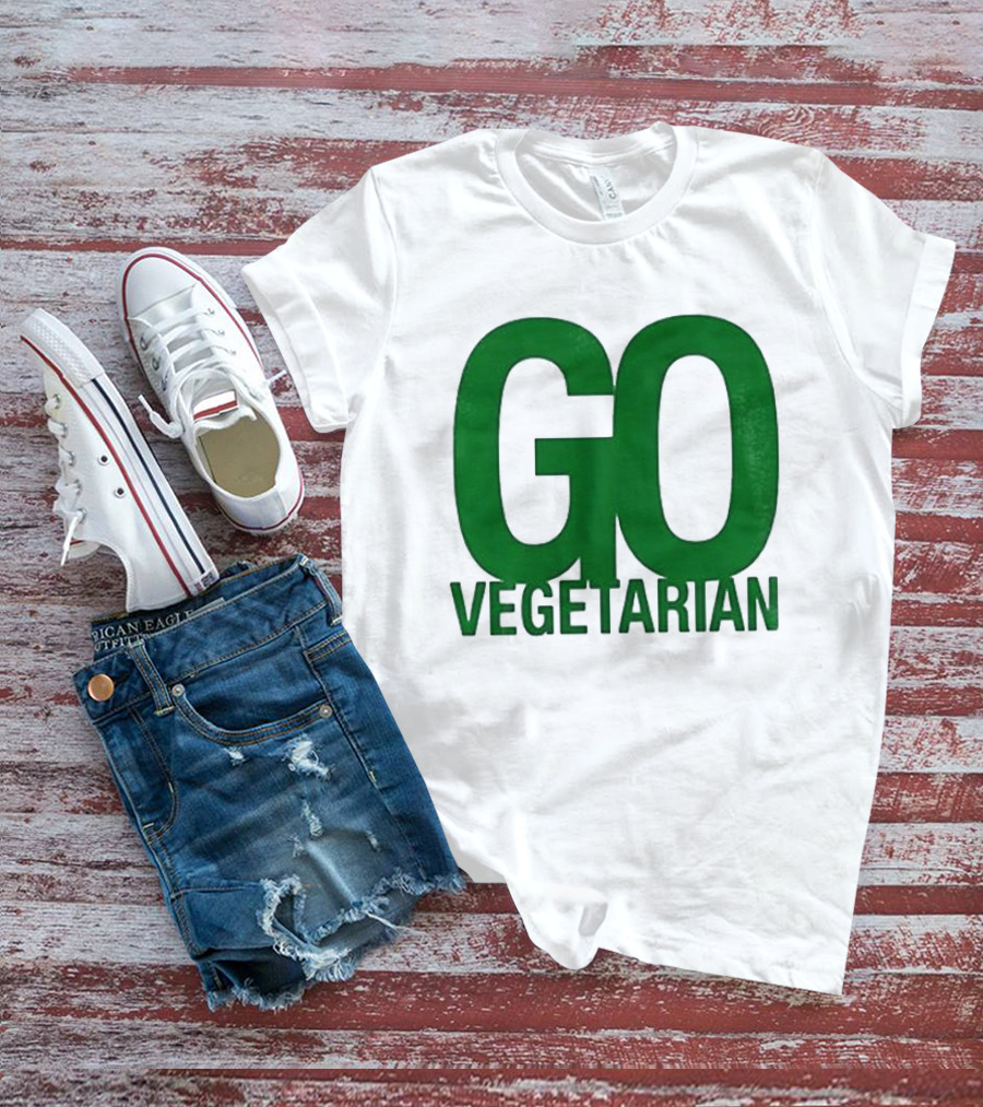 Justice Hamburgers Are Made Of What Go Vegetarian Cow T-Shirt