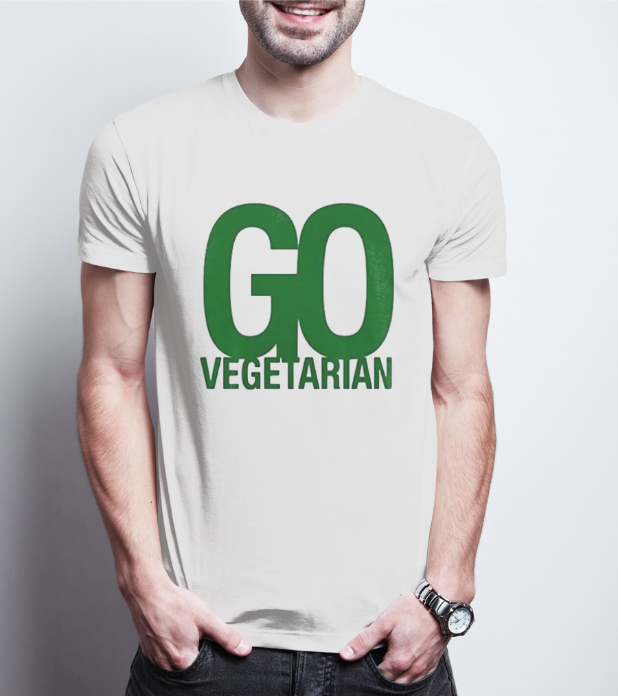 Justice Hamburgers Are Made Of What Go Vegetarian Cow T-Shirt