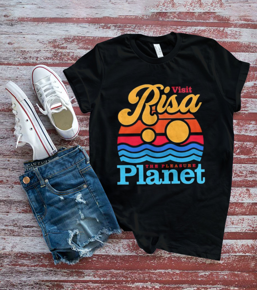 Visit Risa The Pleasure Planet Sci Fi Space Travel Adventure T-Shirt