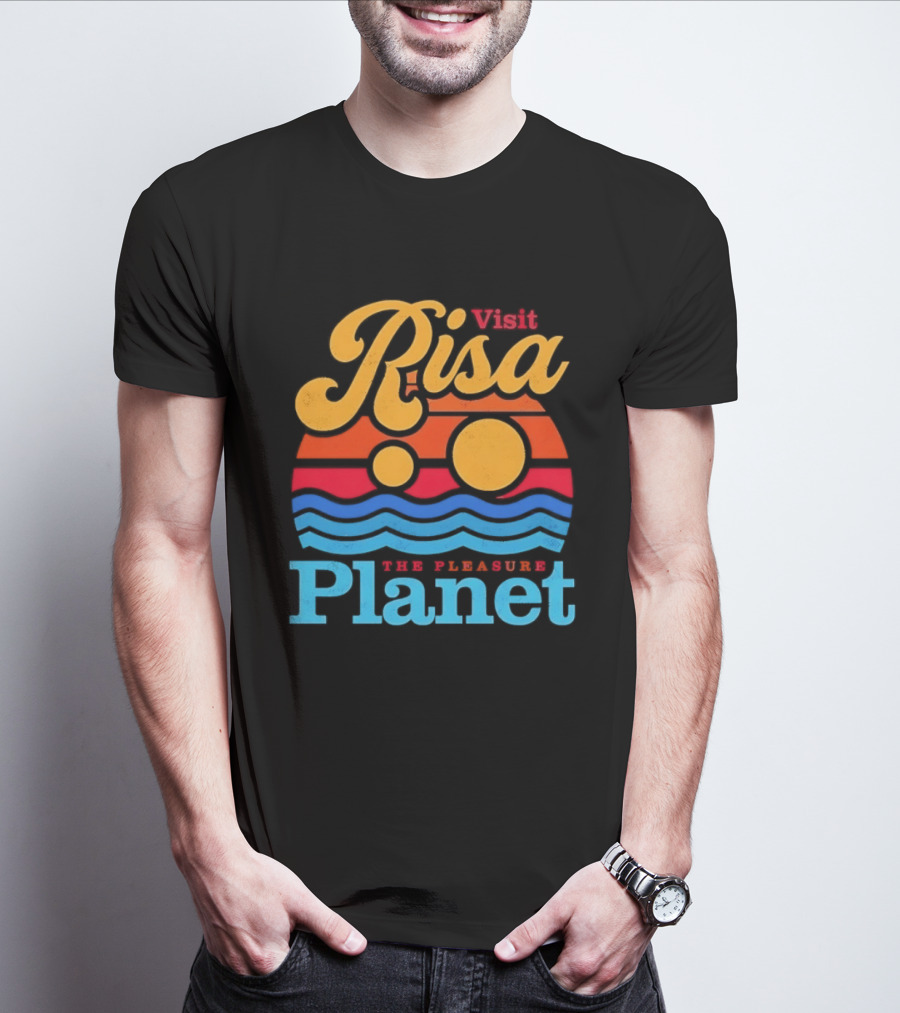 Visit Risa The Pleasure Planet Sci Fi Space Travel Adventure T-Shirt