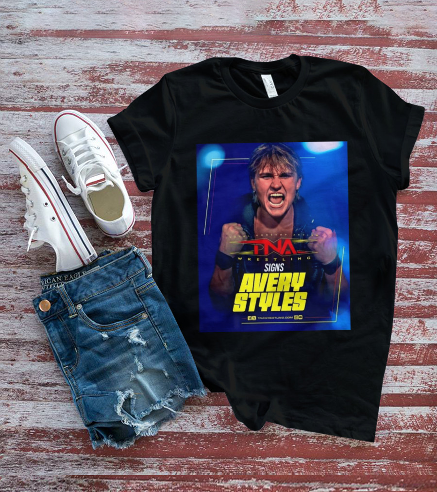 TNA Wrestling Signs Avery Styles Phenomenal Son T-Shirt