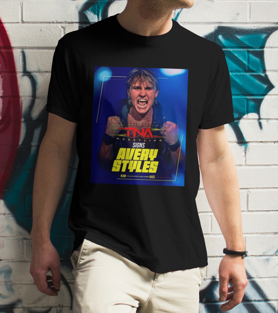 TNA Wrestling Signs Avery Styles Phenomenal Son T-Shirt