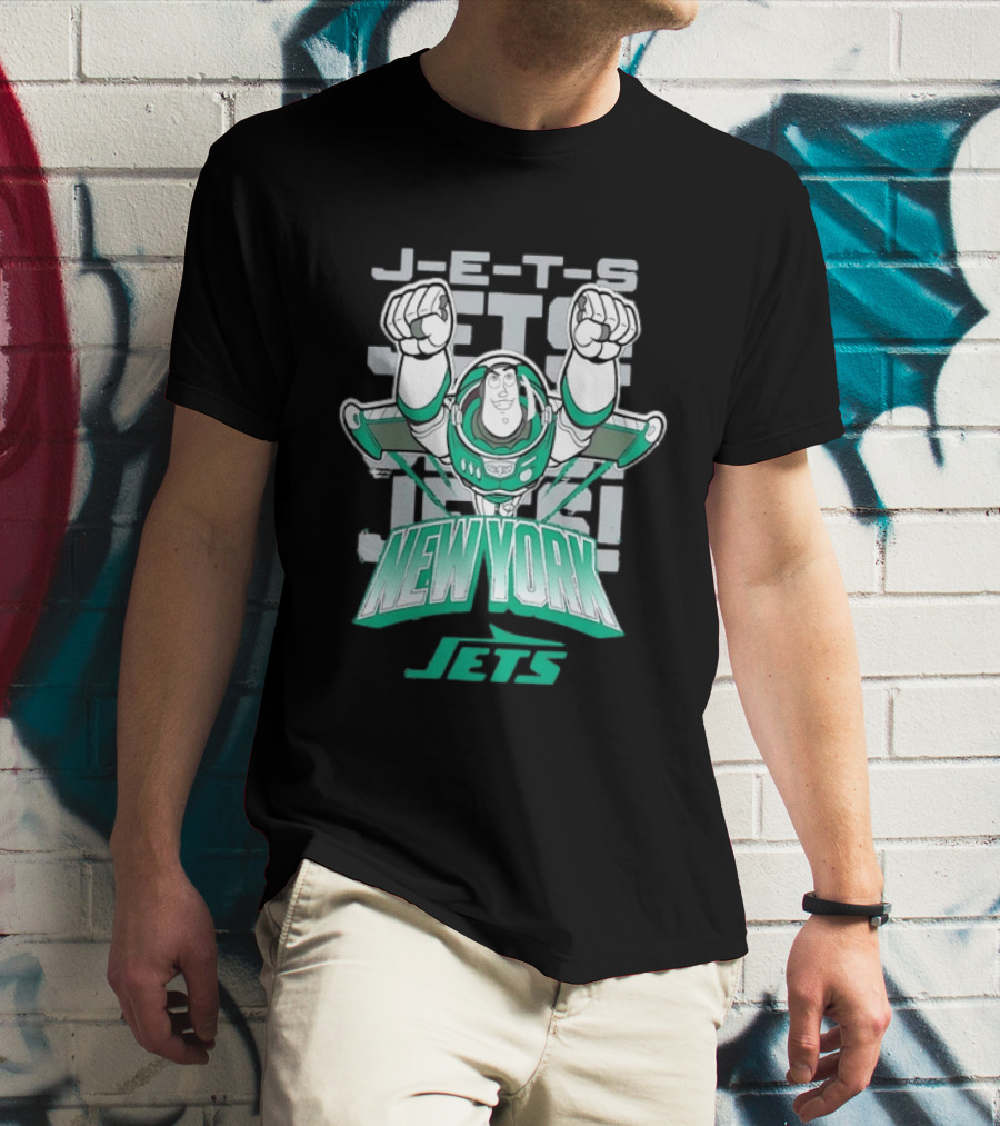 Buzz Lightyear New York J E S Football Team Fan T-Shirt