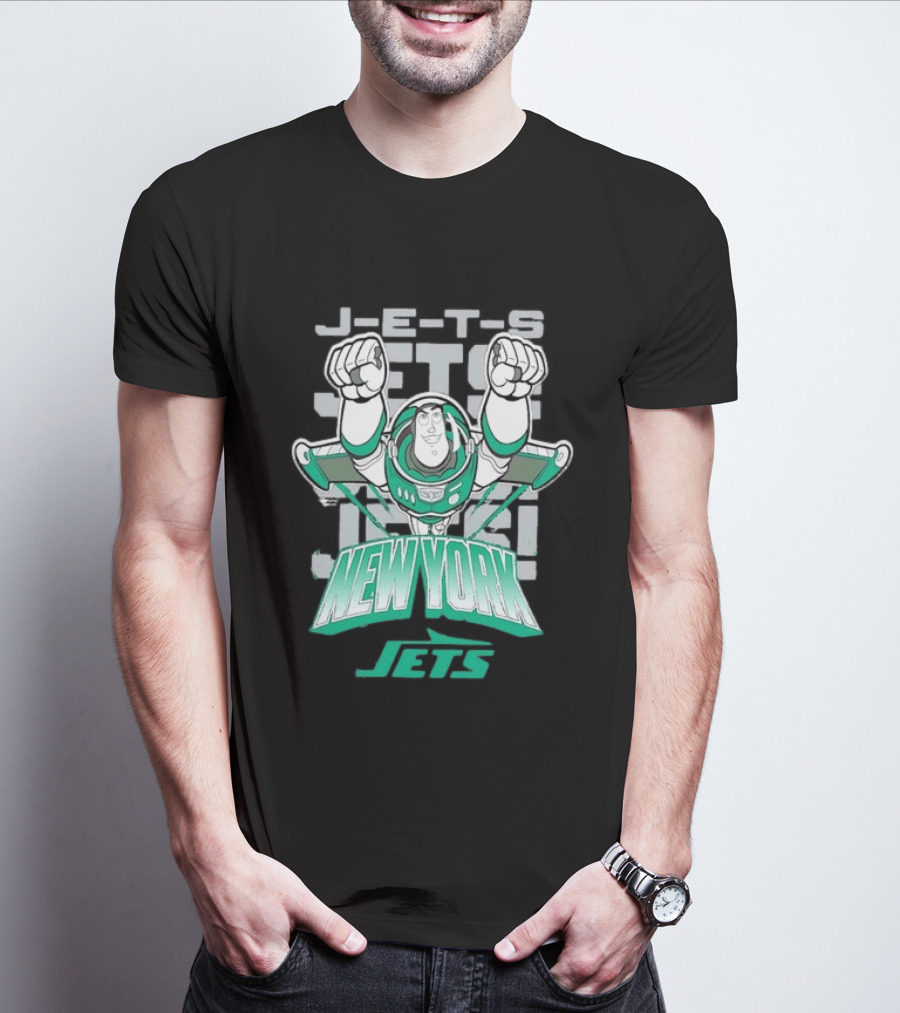 Buzz Lightyear New York J E S Football Team Fan T-Shirt