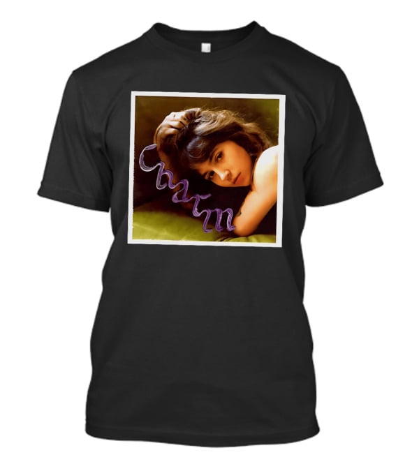 Clairo Charm Album Cover Art Vintage Portrait With Purple T-Shirt