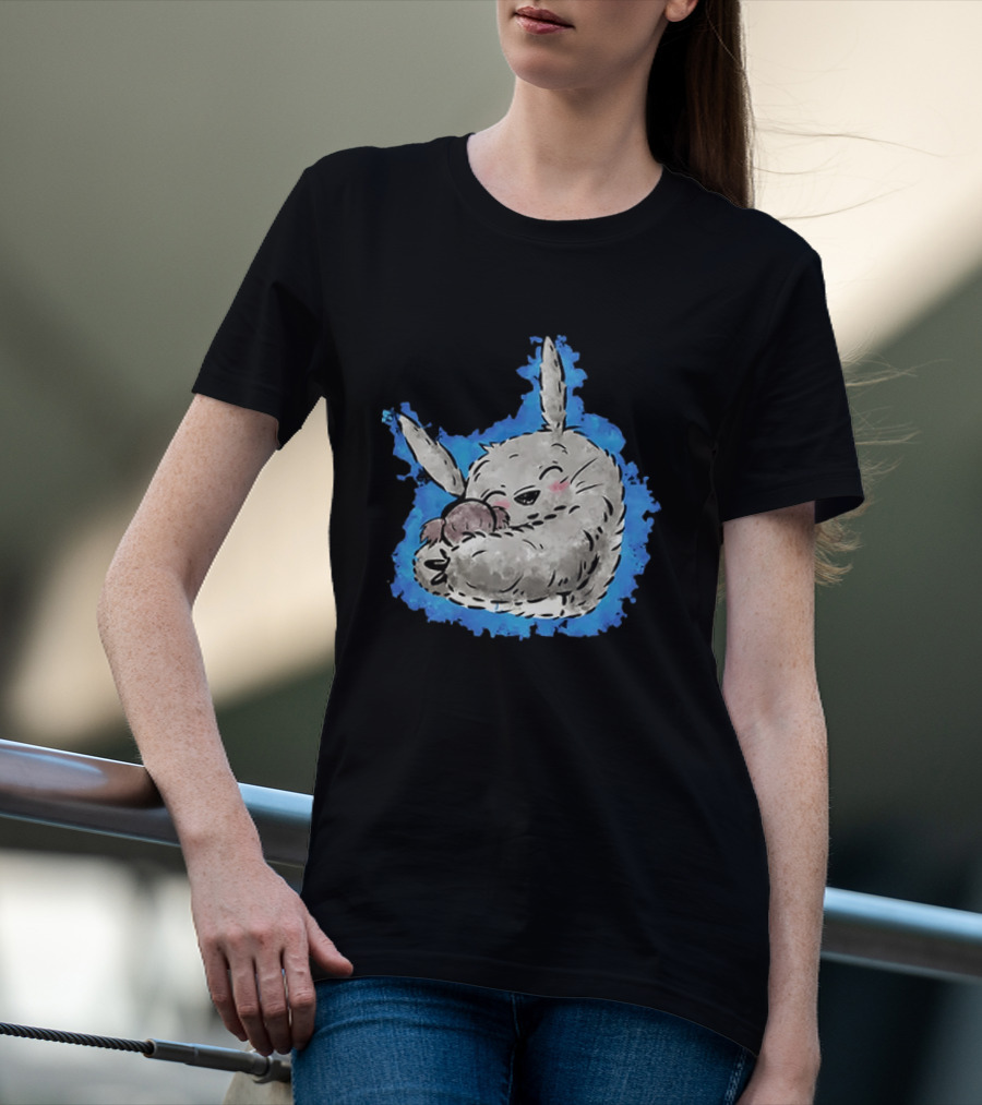 My Neighbor Totoro Totoro And Mei Kusakabe Hug Studio Ghibli T-Shirt