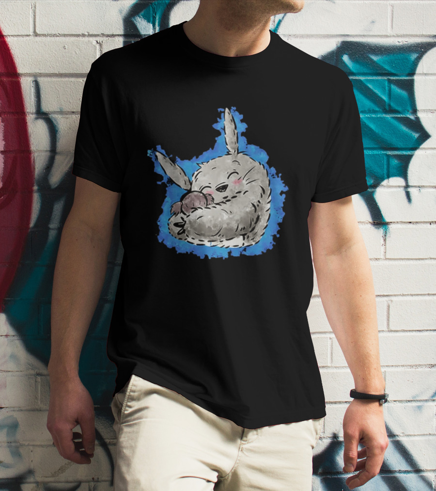 My Neighbor Totoro Totoro And Mei Kusakabe Hug Studio Ghibli T-Shirt