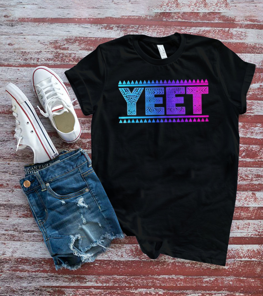YEET Tribal Slang Gradient T-Shirt