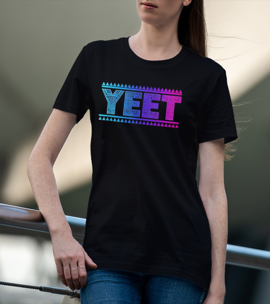 YEET Tribal Slang Gradient T-Shirt