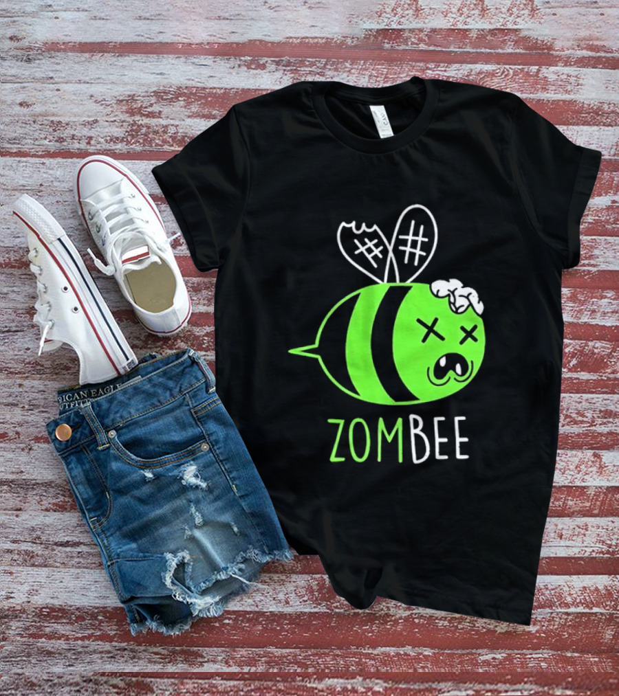 Zombee Brainy Undead Insect Horror Bee T-Shirt
