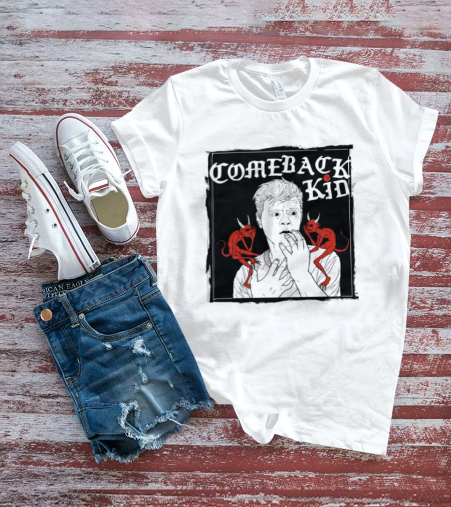 Comeback Kid Grey The Wrong Side Store Unique Artistic T-Shirt