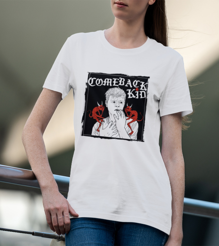 Comeback Kid Grey The Wrong Side Store Unique Artistic T-Shirt