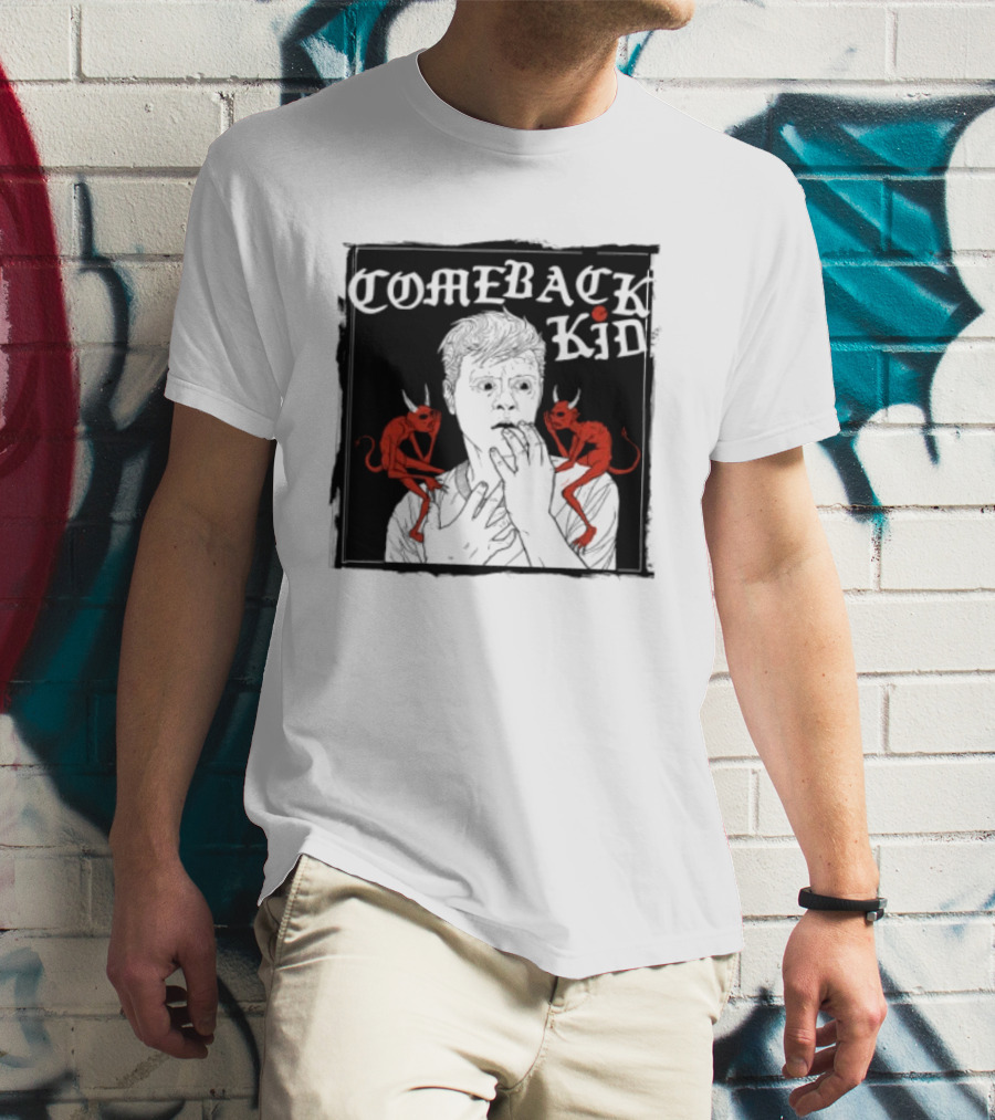 Comeback Kid Grey The Wrong Side Store Unique Artistic T-Shirt