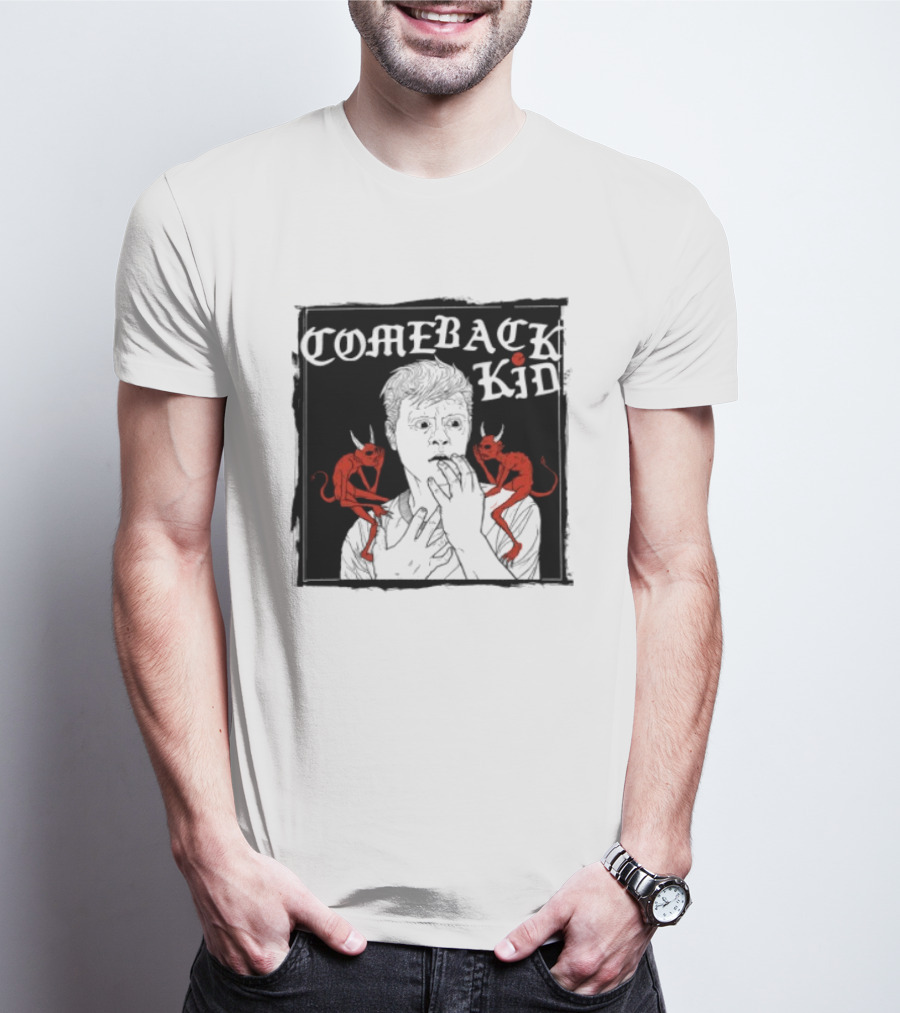 Comeback Kid Grey The Wrong Side Store Unique Artistic T-Shirt