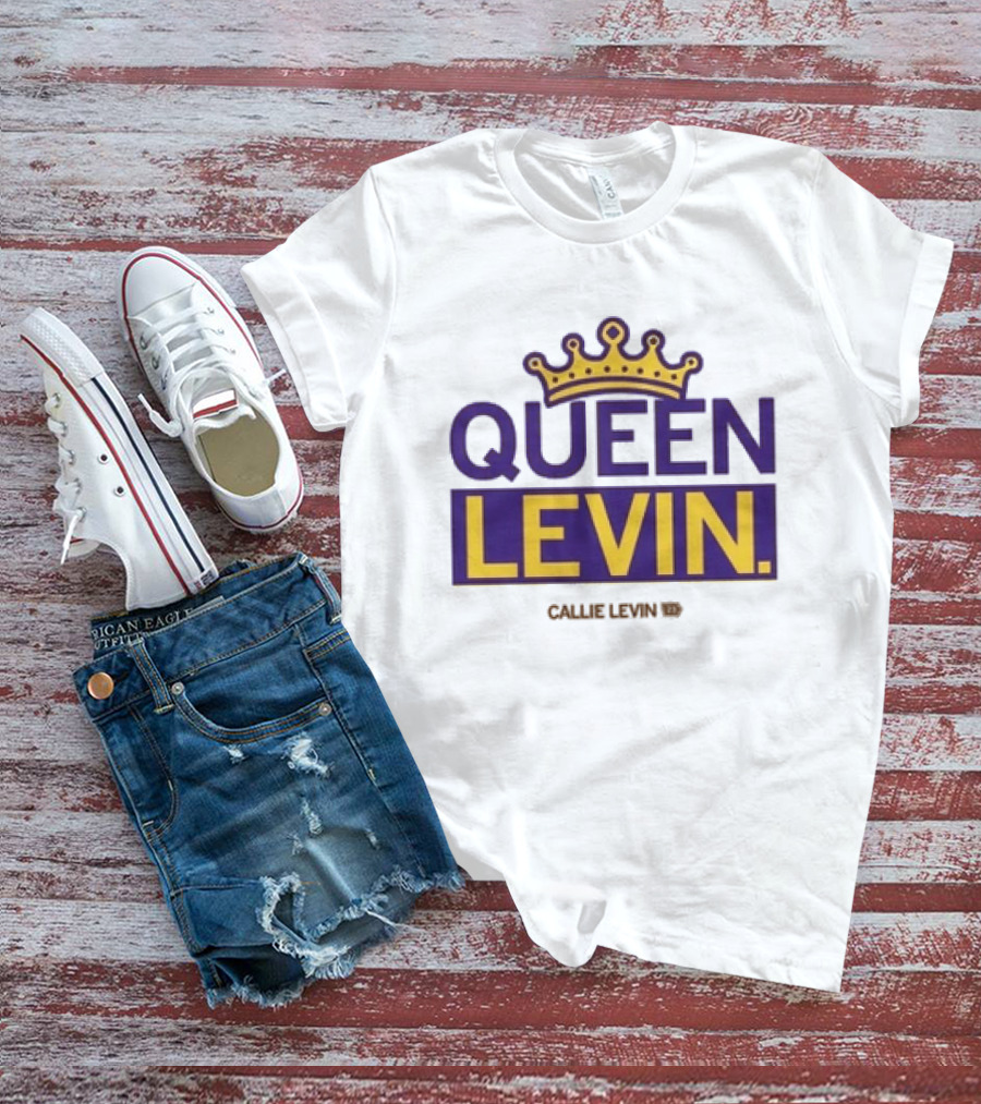 Queen Callie Levin Iowa Hawkeyes Crown T-Shirt