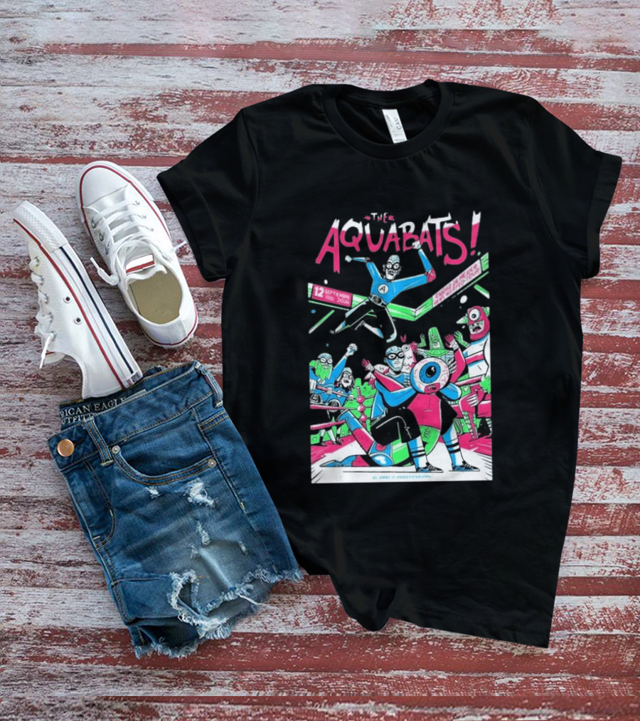 The Aquabats September 12 2026 Mexico City Comic Style Concert T-Shirt