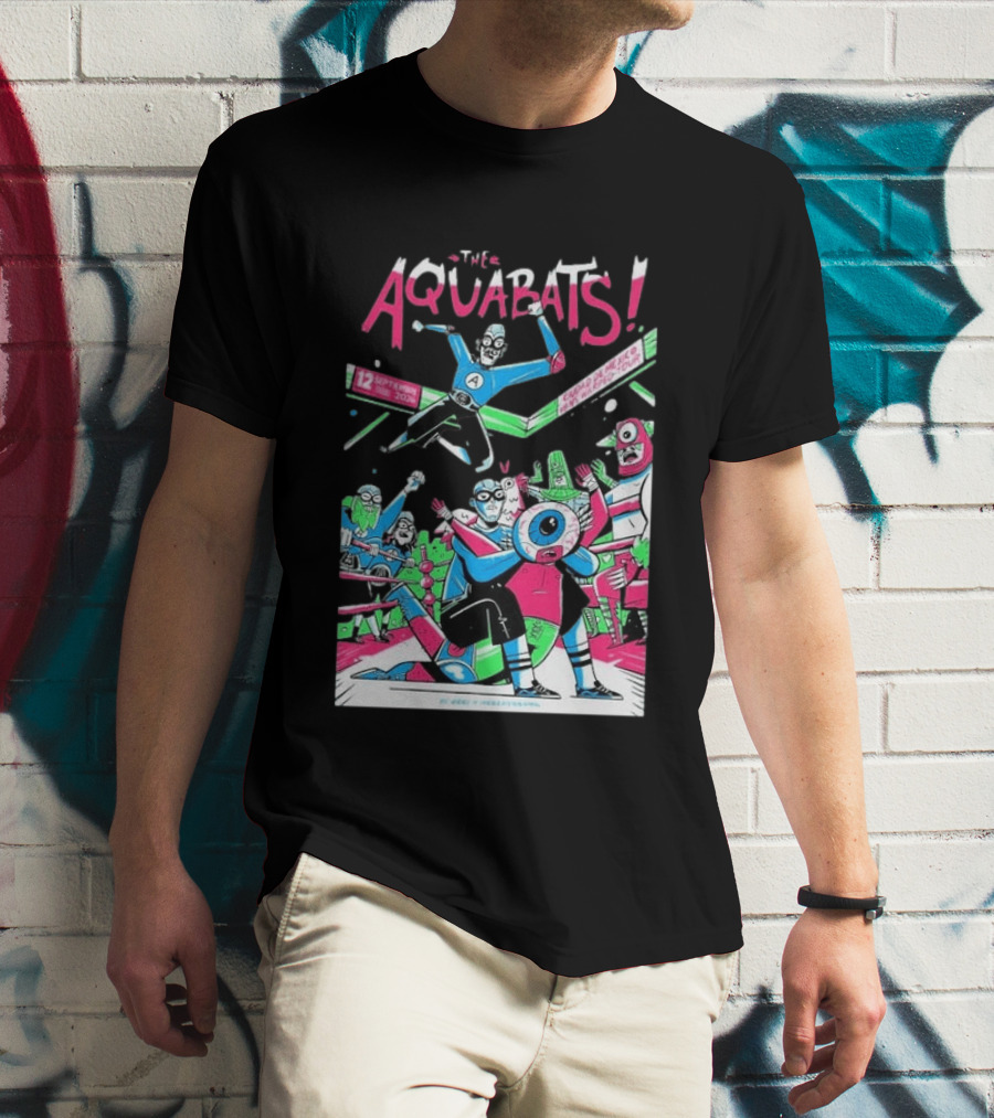 The Aquabats September 12 2026 Mexico City Comic Style Concert T-Shirt