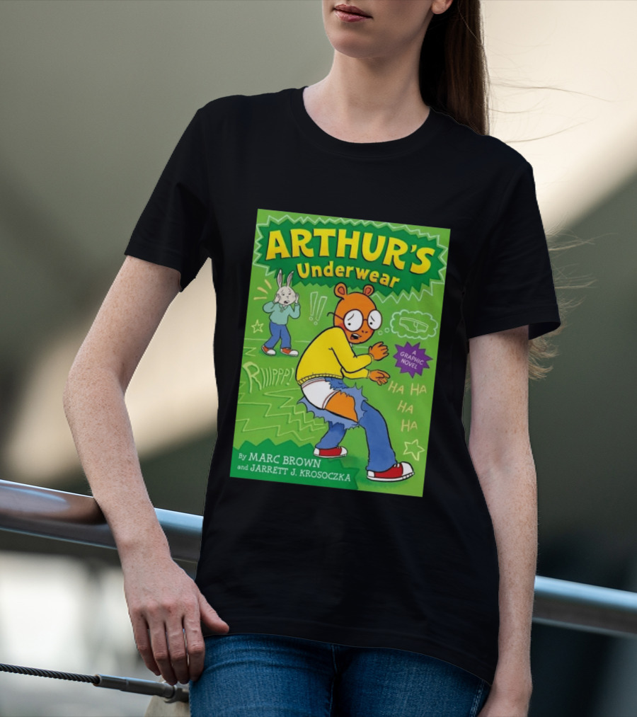ARTHUR'S Underwear Graphic Novel By Marc Brown And Jarrett J. Krosoczka T-Shirt
