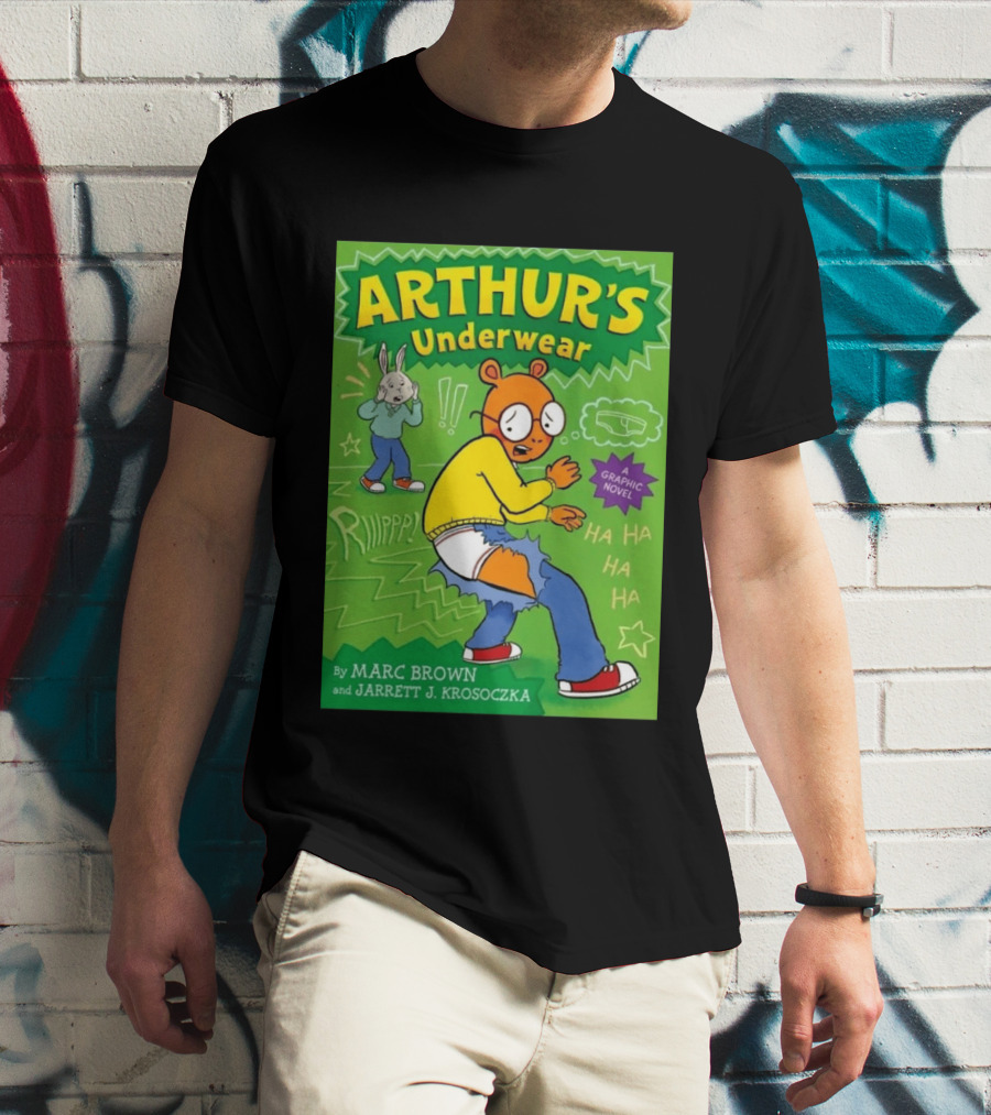 ARTHUR'S Underwear Graphic Novel By Marc Brown And Jarrett J. Krosoczka T-Shirt