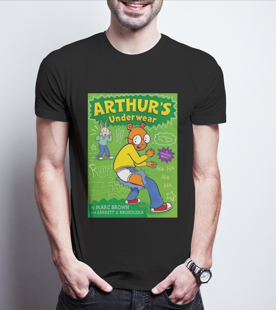 ARTHUR'S Underwear Graphic Novel By Marc Brown And Jarrett J. Krosoczka T-Shirt
