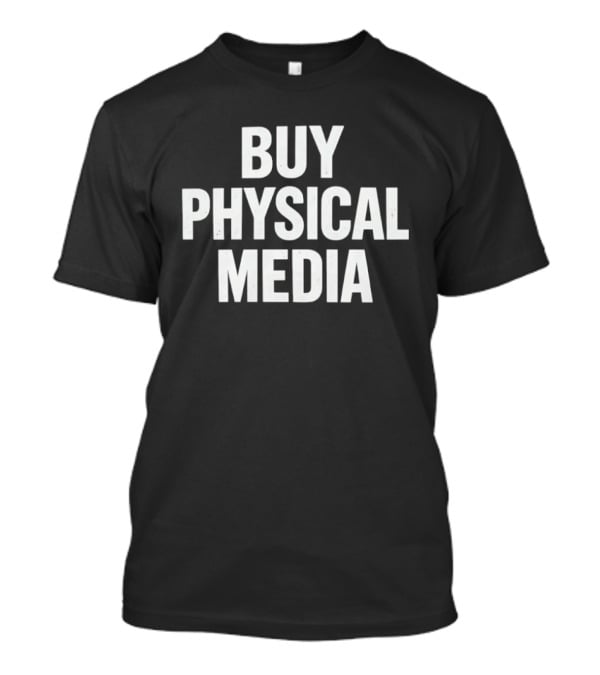 Buy Physical Media Collecting Vinyl DVD T-Shirt