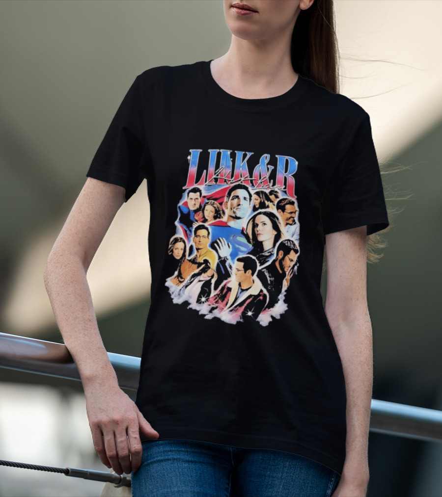 Lois&Clark Superman And Lois Lane Cape Romance T-Shirt