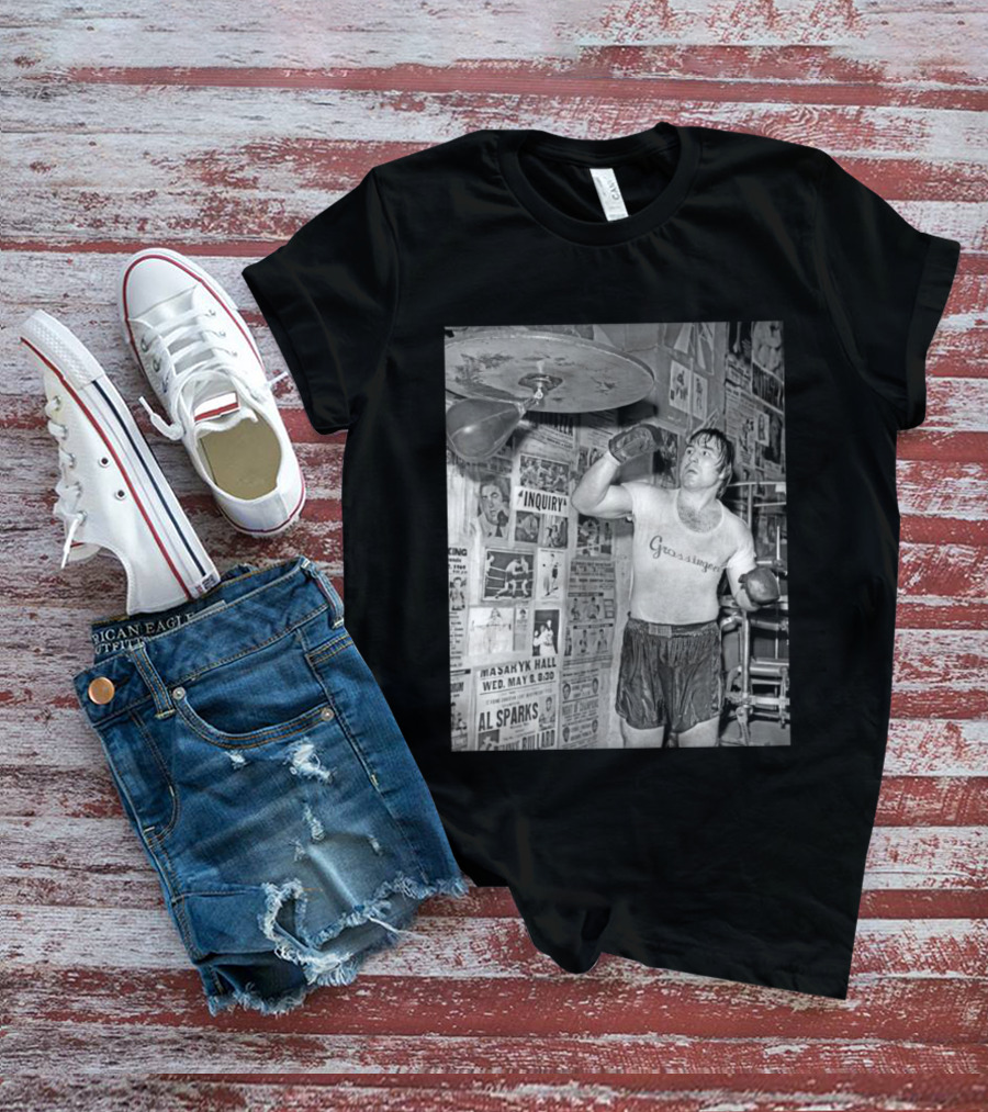 Boxing Legend George Chuvalo Training At Grossinger's Gym Historical Photograph T-Shirt