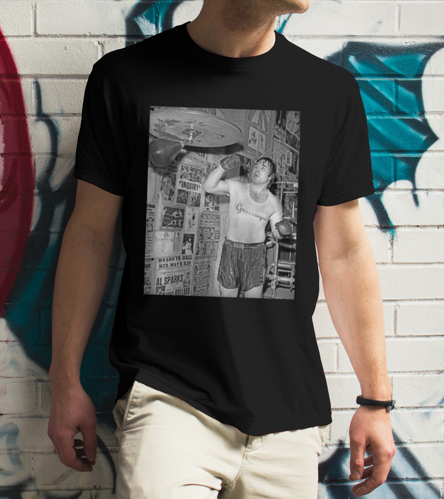 Boxing Legend George Chuvalo Training At Grossinger's Gym Historical Photograph T-Shirt