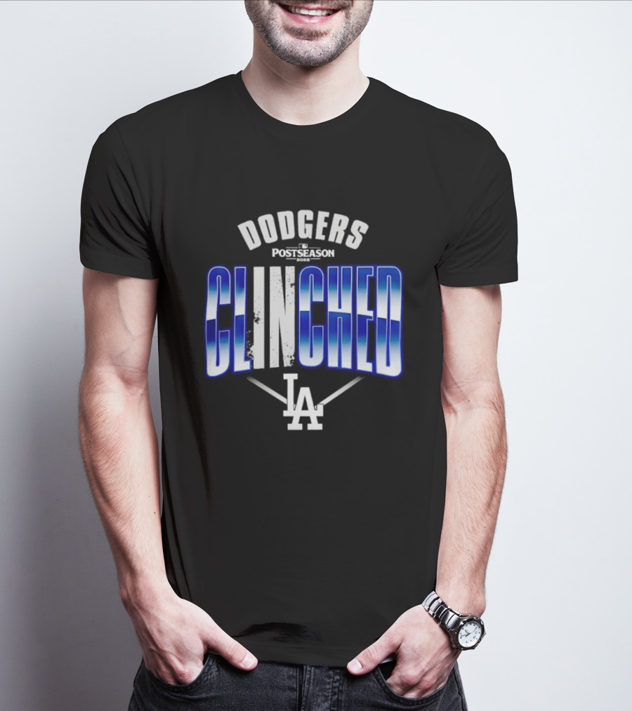 Los Angeles Dodgers Postseason Clinched 2026 LA T-Shirt