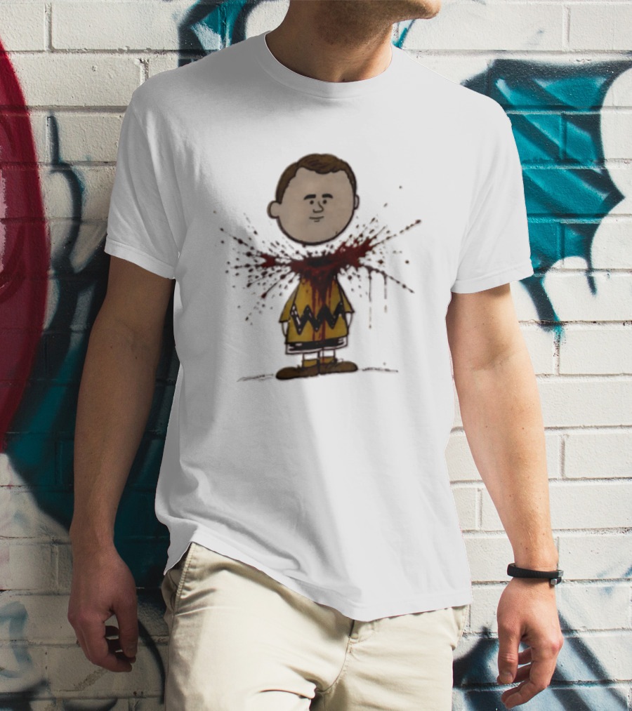 Charlie Brown Decapitated Bootleg Peanuts Scene T-Shirt