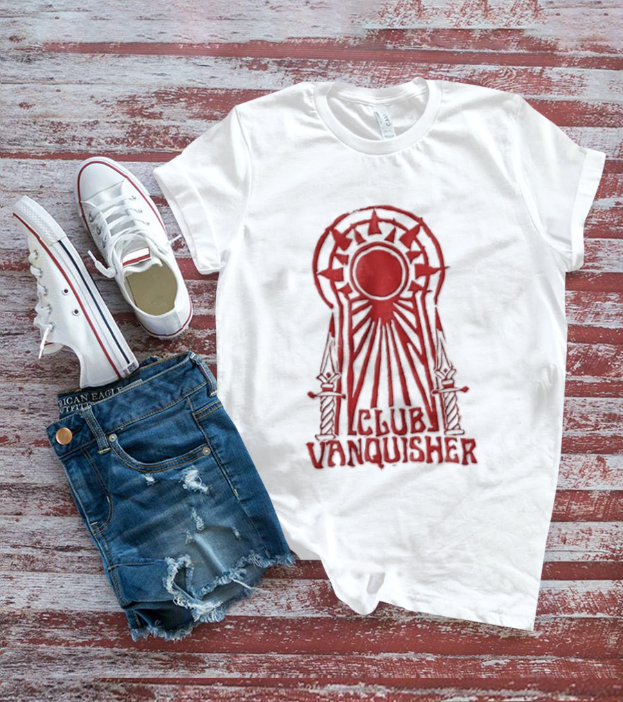 Club Vanquisher Sun With Daggers Red T-Shirt